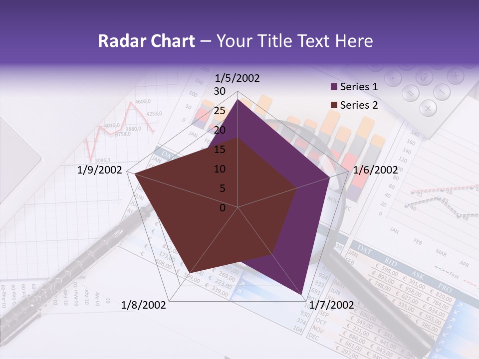 Pen Holding Person PowerPoint Template
