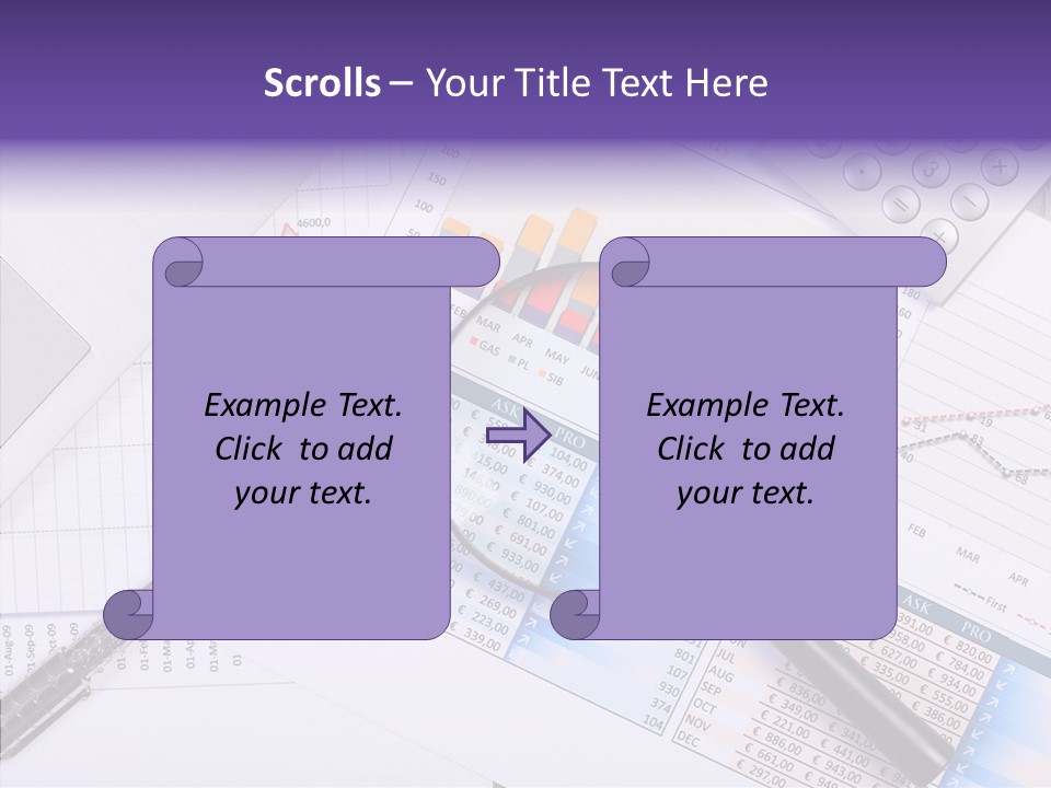 Pen Holding Person PowerPoint Template