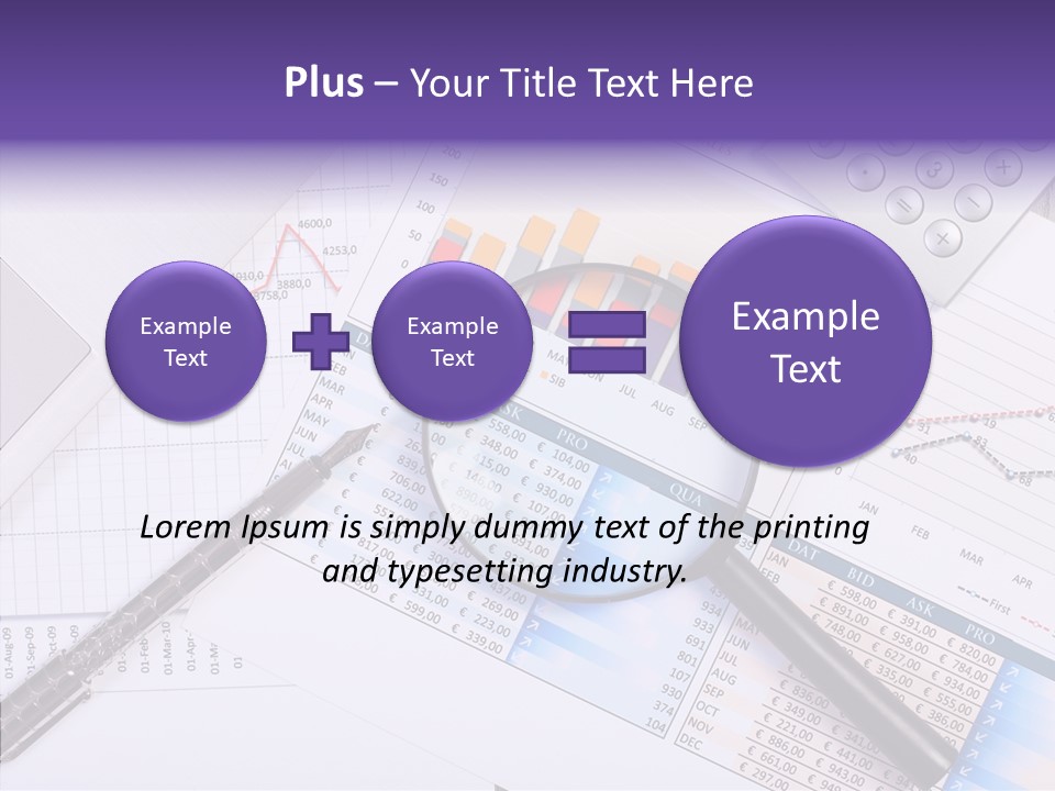 Pen Holding Person PowerPoint Template
