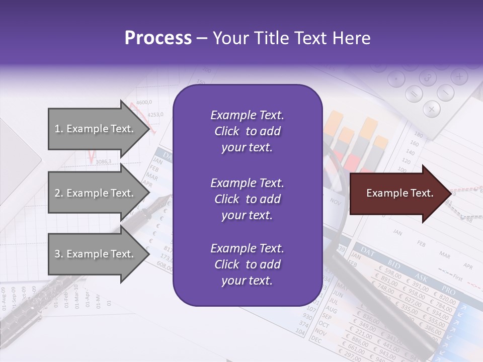 Pen Holding Person PowerPoint Template