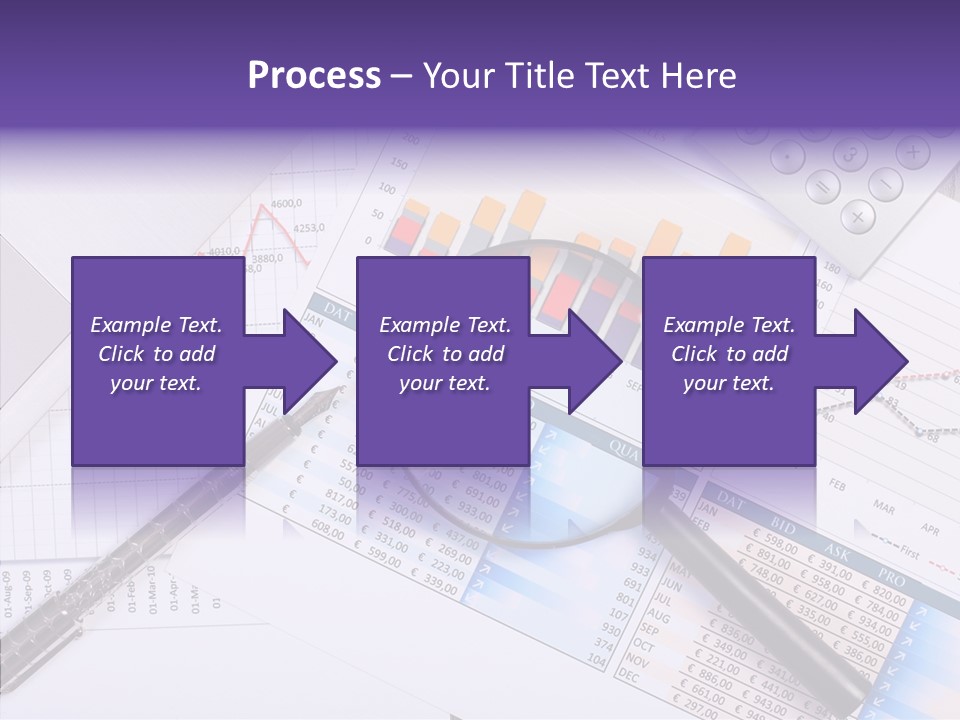 Pen Holding Person PowerPoint Template