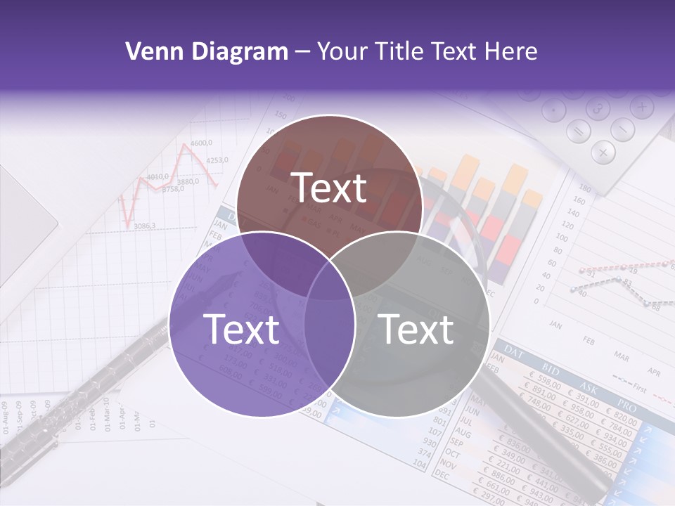 Pen Holding Person PowerPoint Template