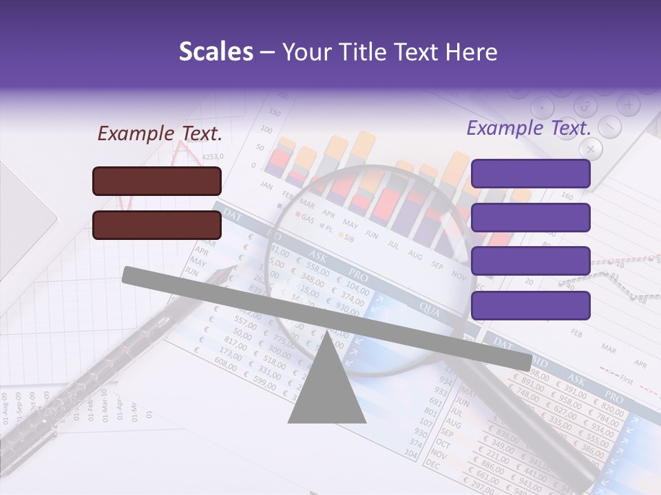 Pen Holding Person PowerPoint Template
