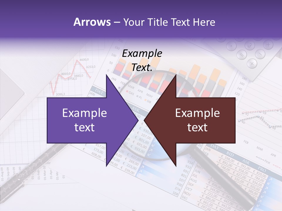 Pen Holding Person PowerPoint Template