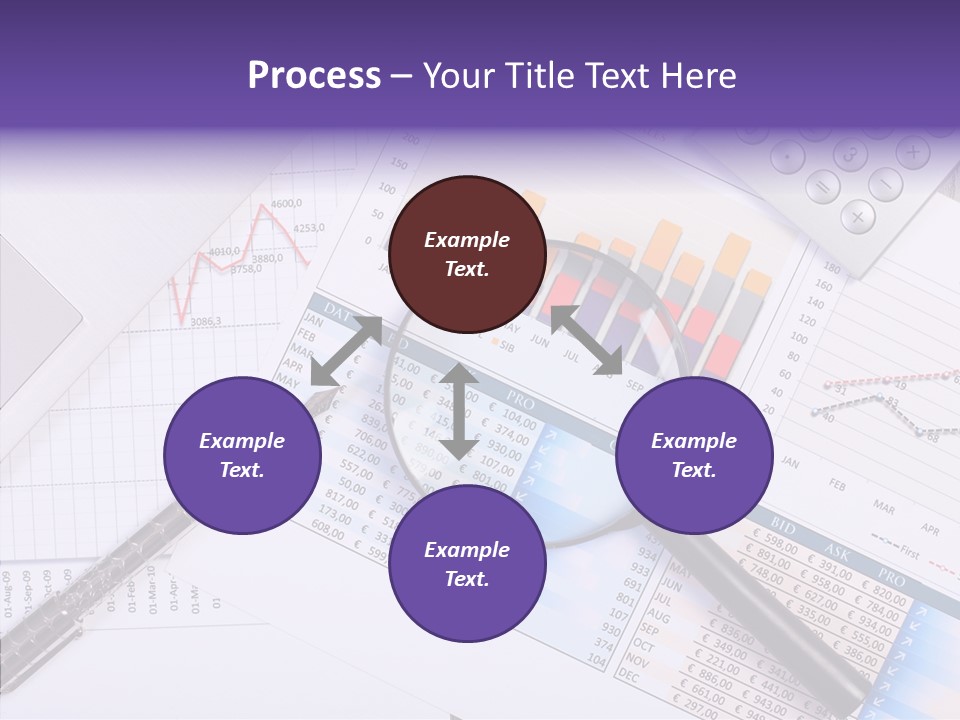 Pen Holding Person PowerPoint Template