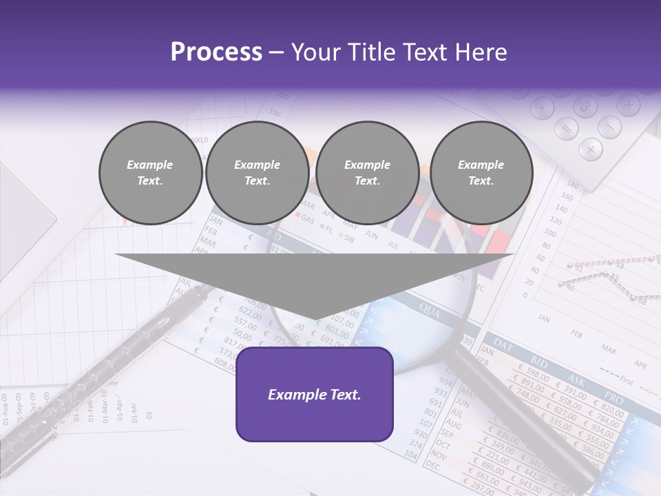 Pen Holding Person PowerPoint Template
