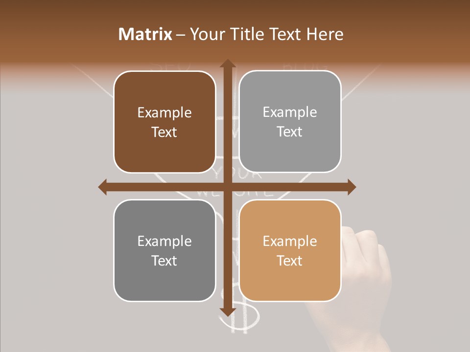 Optimization Advertising Hand PowerPoint Template