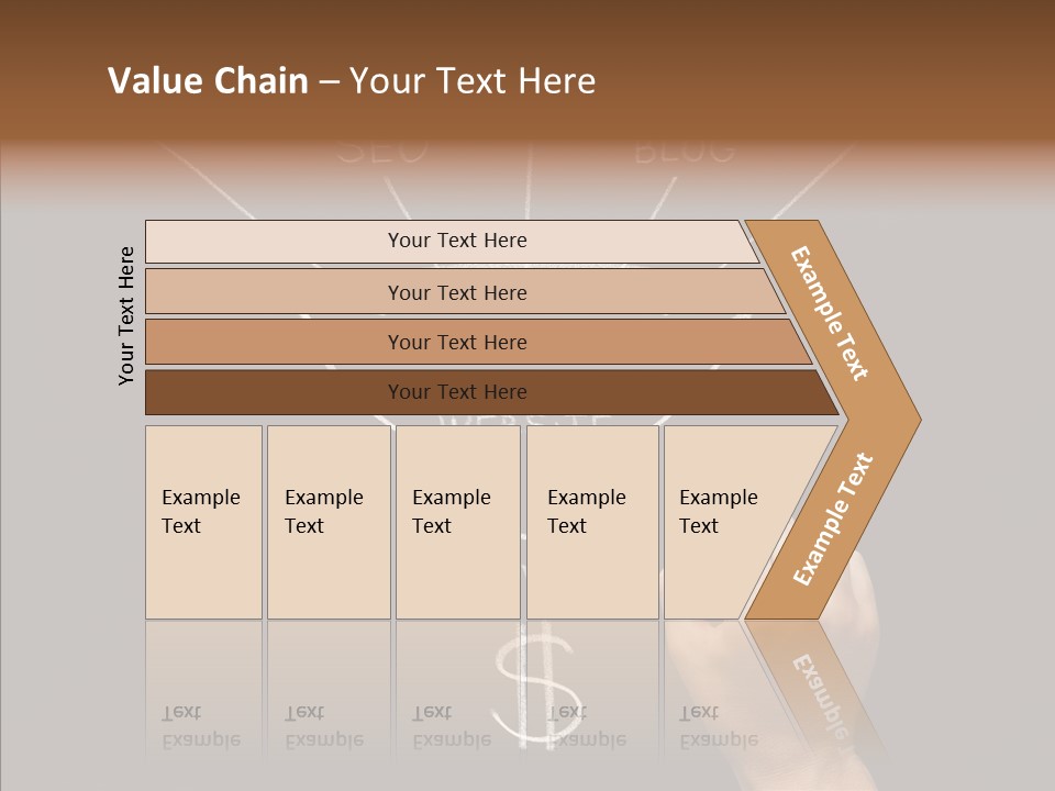 Optimization Advertising Hand PowerPoint Template