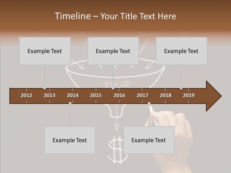 Optimization Advertising Hand PowerPoint Template