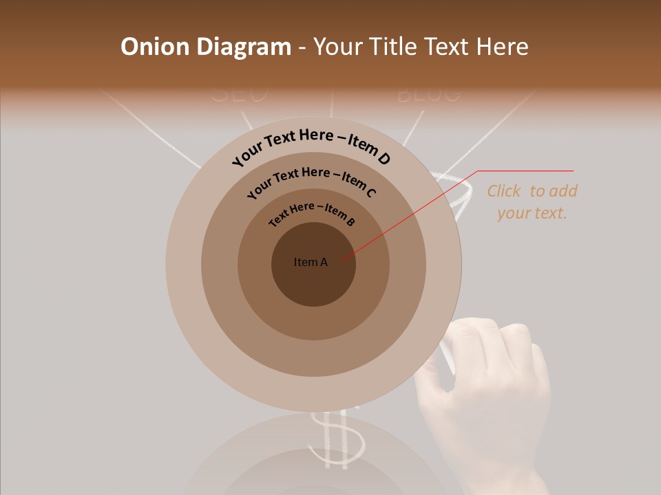 Optimization Advertising Hand PowerPoint Template