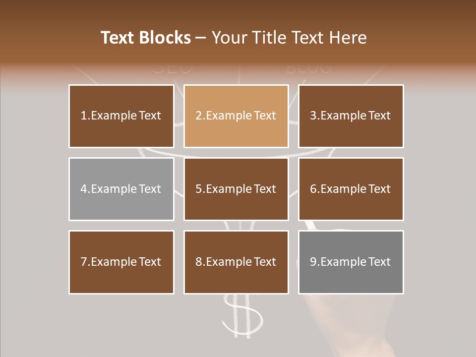 Optimization Advertising Hand PowerPoint Template