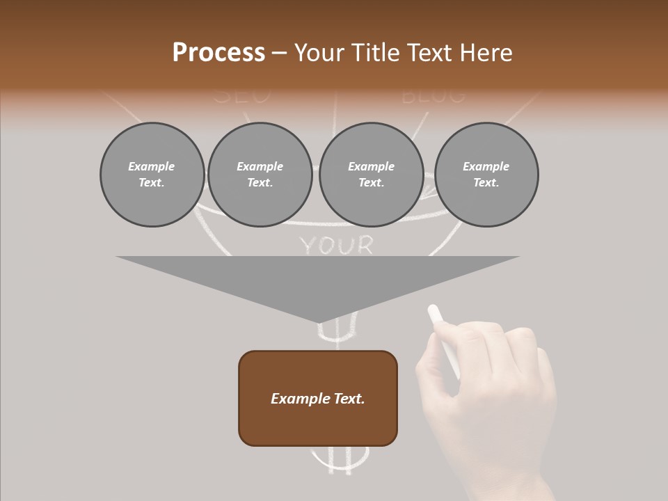 Optimization Advertising Hand PowerPoint Template