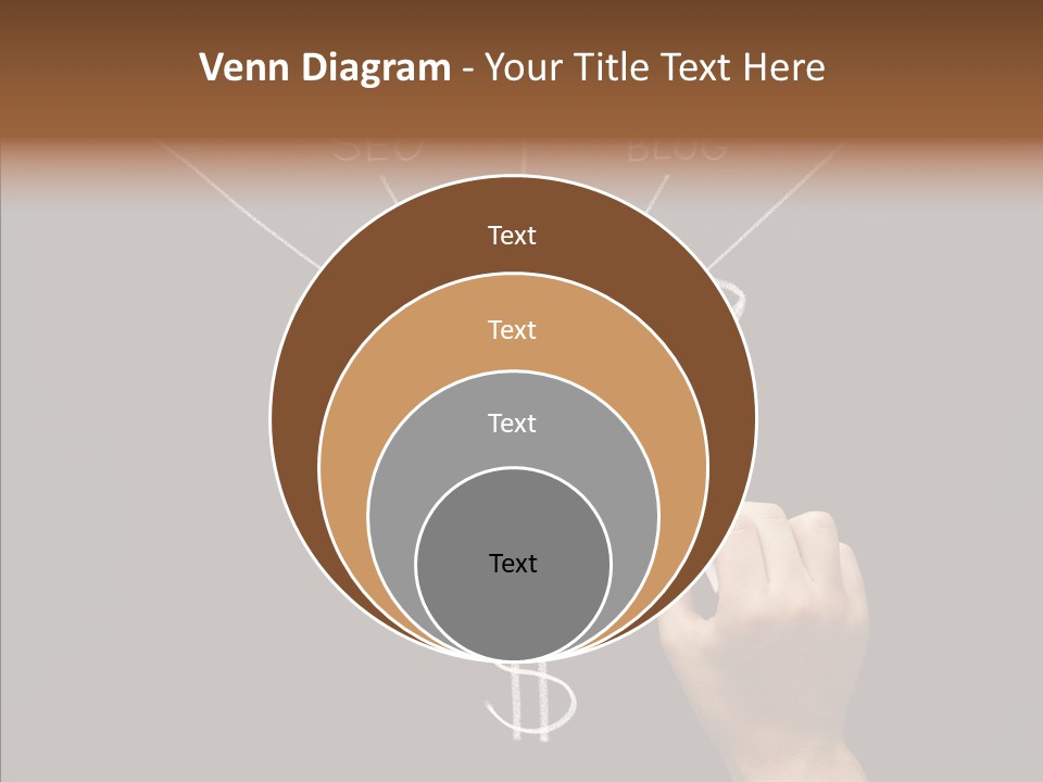 Optimization Advertising Hand PowerPoint Template