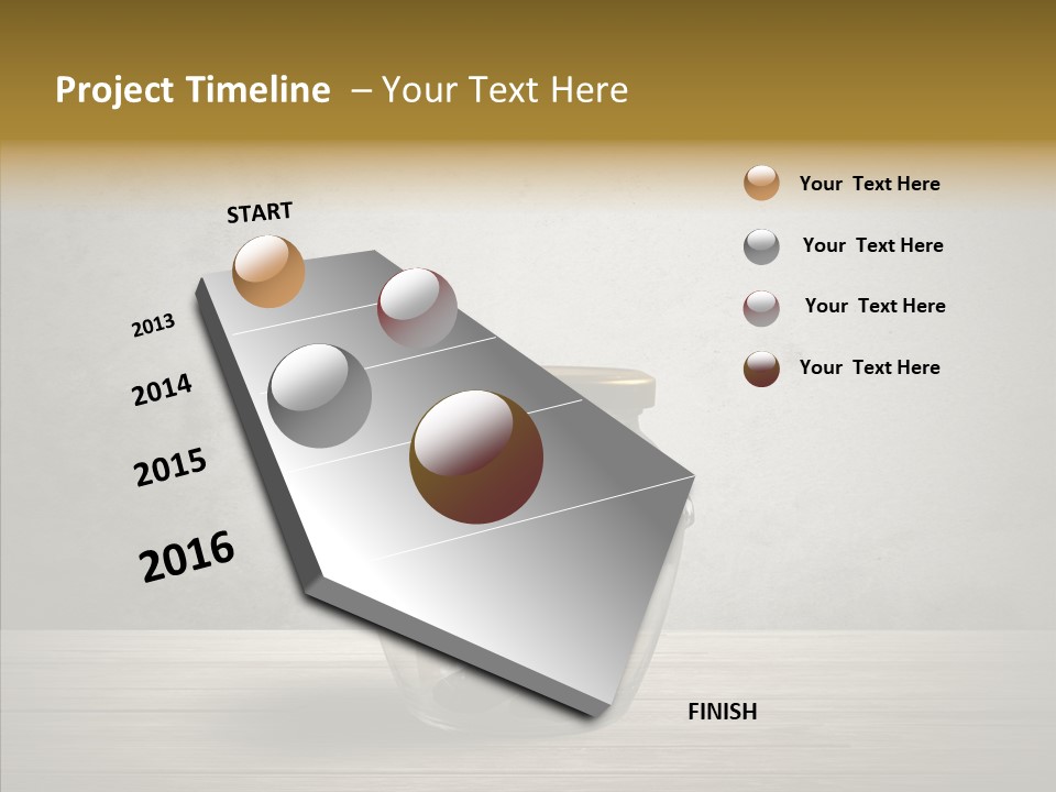 A Man Sitting Inside Of A Glass Jar PowerPoint Template
