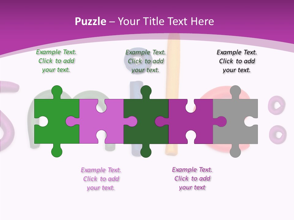Sketch Red Alphabet PowerPoint Template