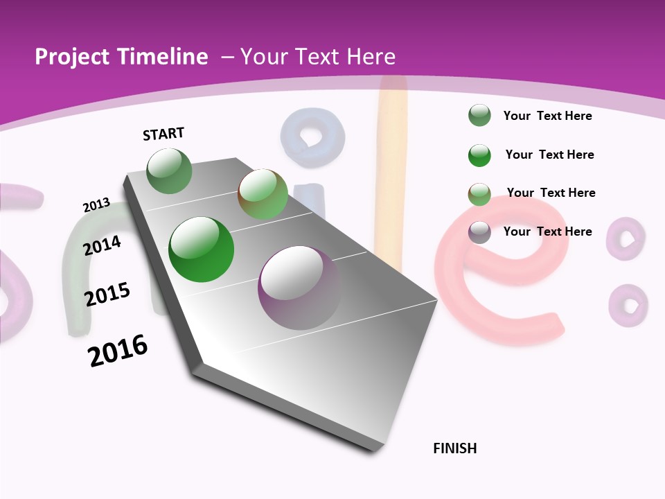 Sketch Red Alphabet PowerPoint Template