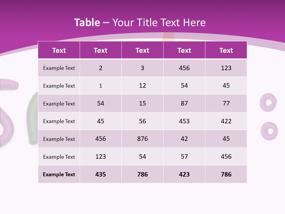 Sketch Red Alphabet PowerPoint Template