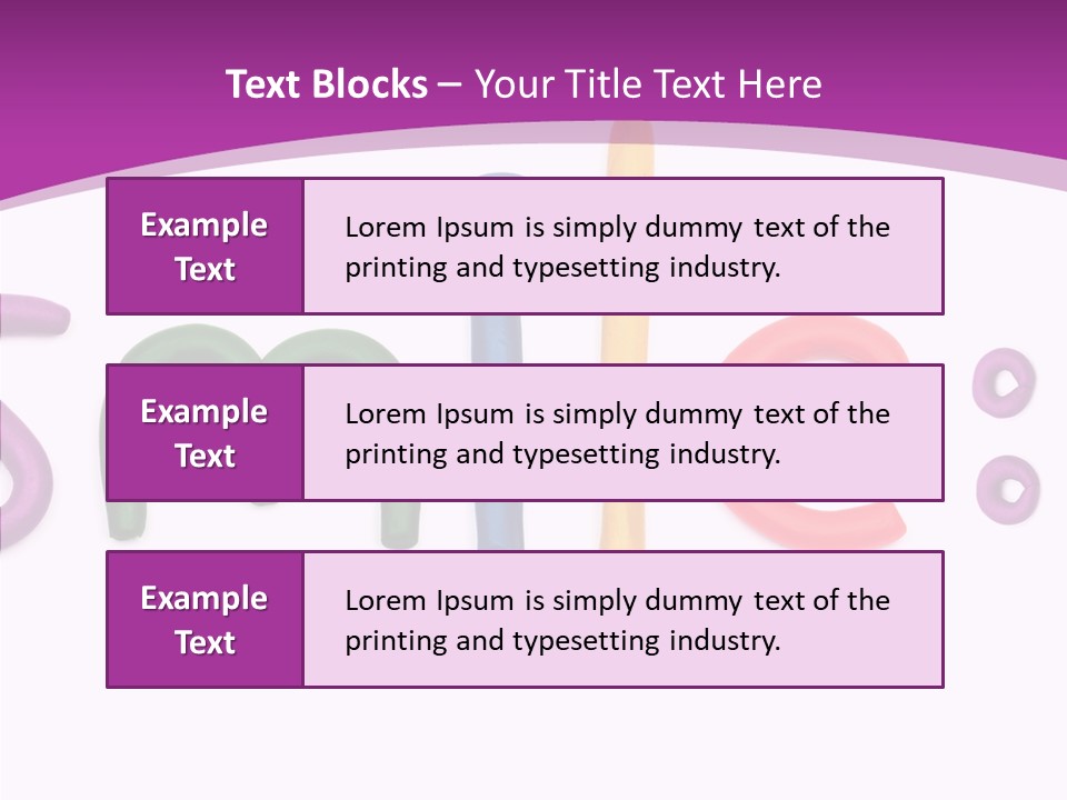 Sketch Red Alphabet PowerPoint Template