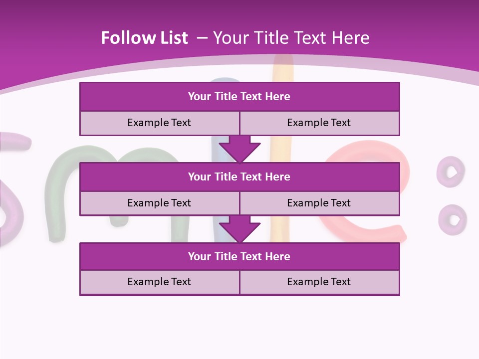 Sketch Red Alphabet PowerPoint Template