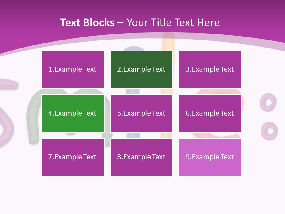 Sketch Red Alphabet PowerPoint Template