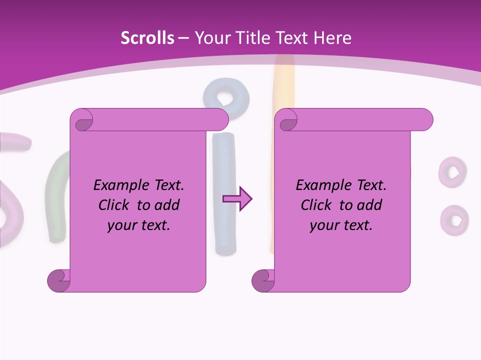 Sketch Red Alphabet PowerPoint Template