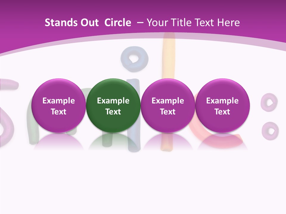 Sketch Red Alphabet PowerPoint Template