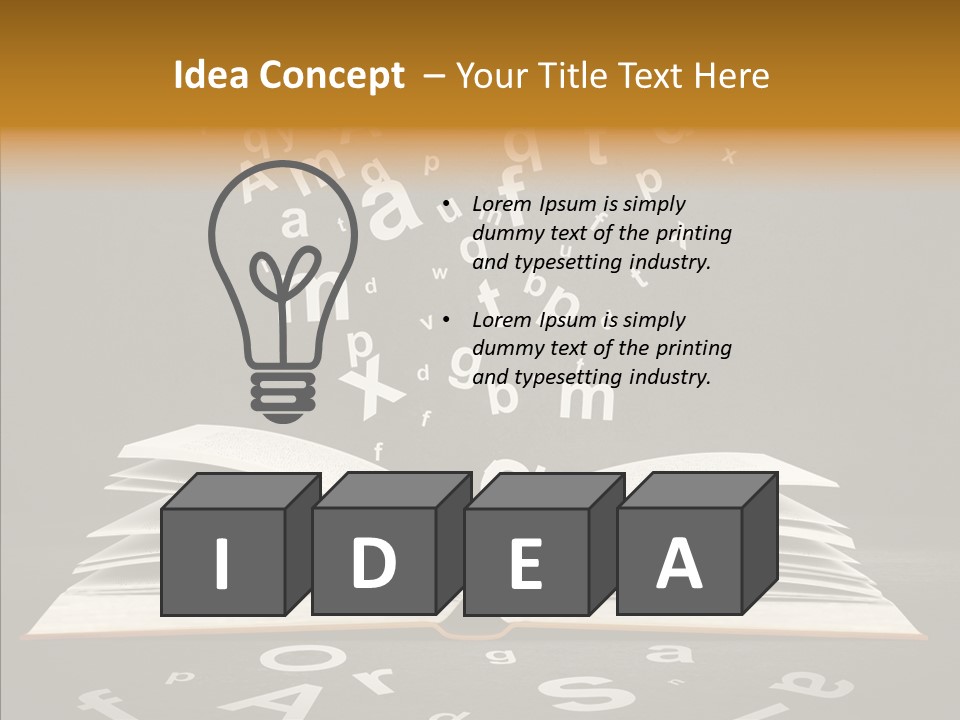Image Paper Concrete PowerPoint Template