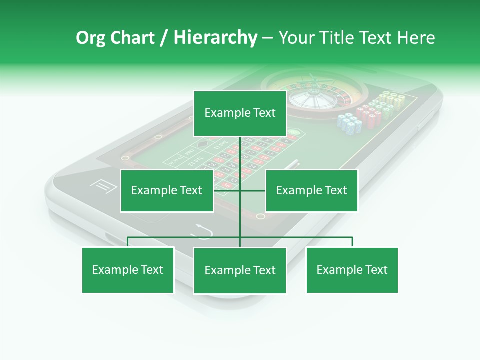 Illustration Gambler White Background PowerPoint Template