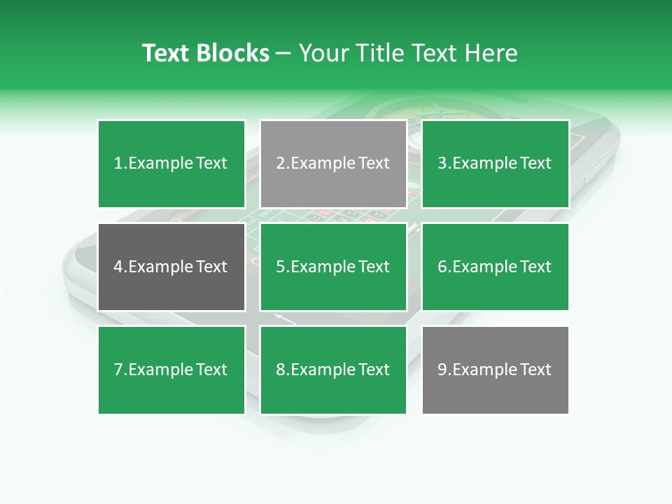 Illustration Gambler White Background PowerPoint Template