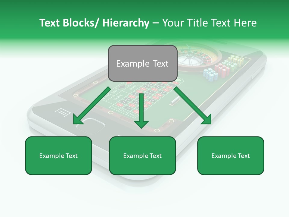 Illustration Gambler White Background PowerPoint Template