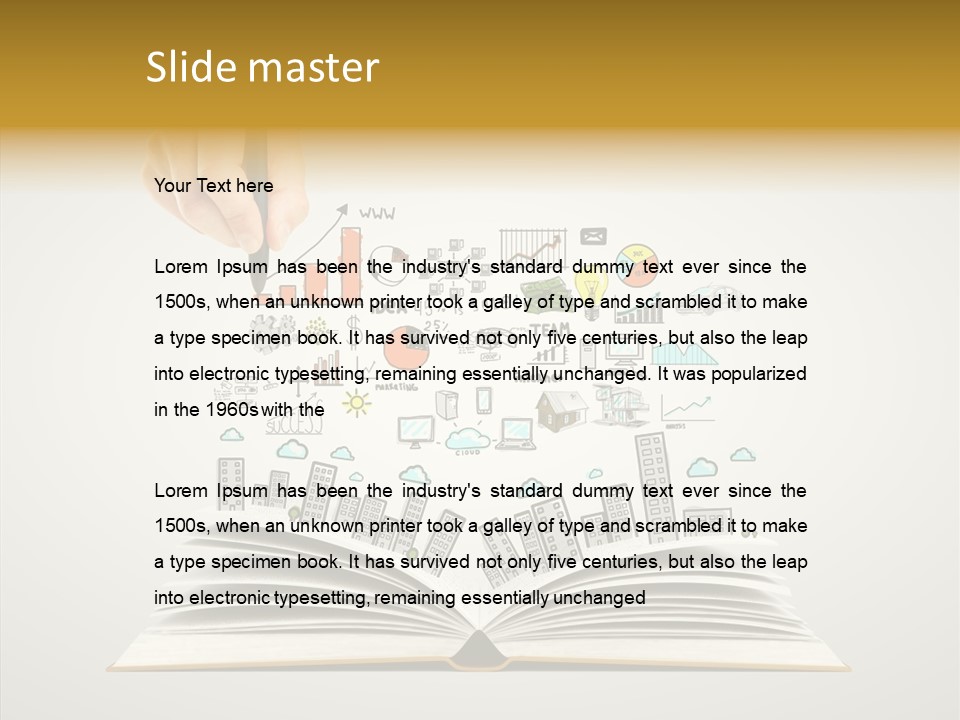 Sketch Success Education PowerPoint Template