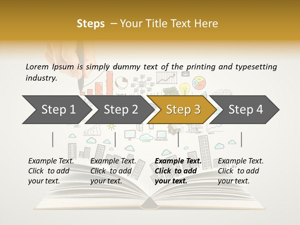 Sketch Success Education PowerPoint Template