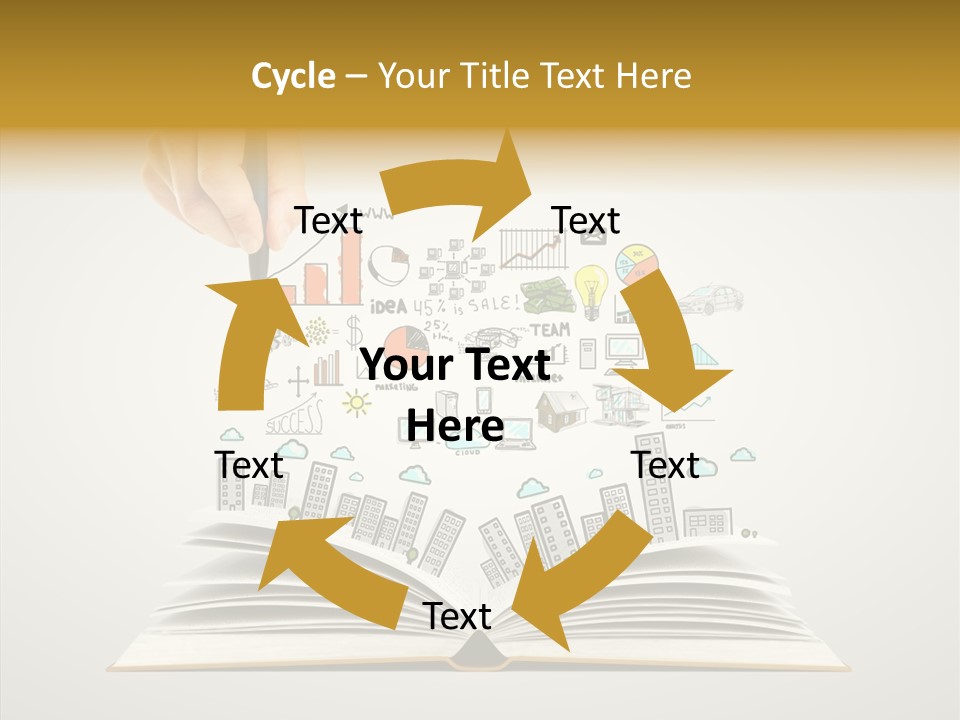 Sketch Success Education PowerPoint Template