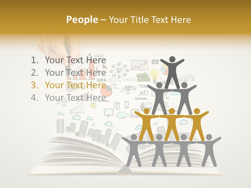 Sketch Success Education PowerPoint Template