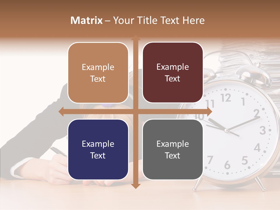 Work Late Person PowerPoint Template