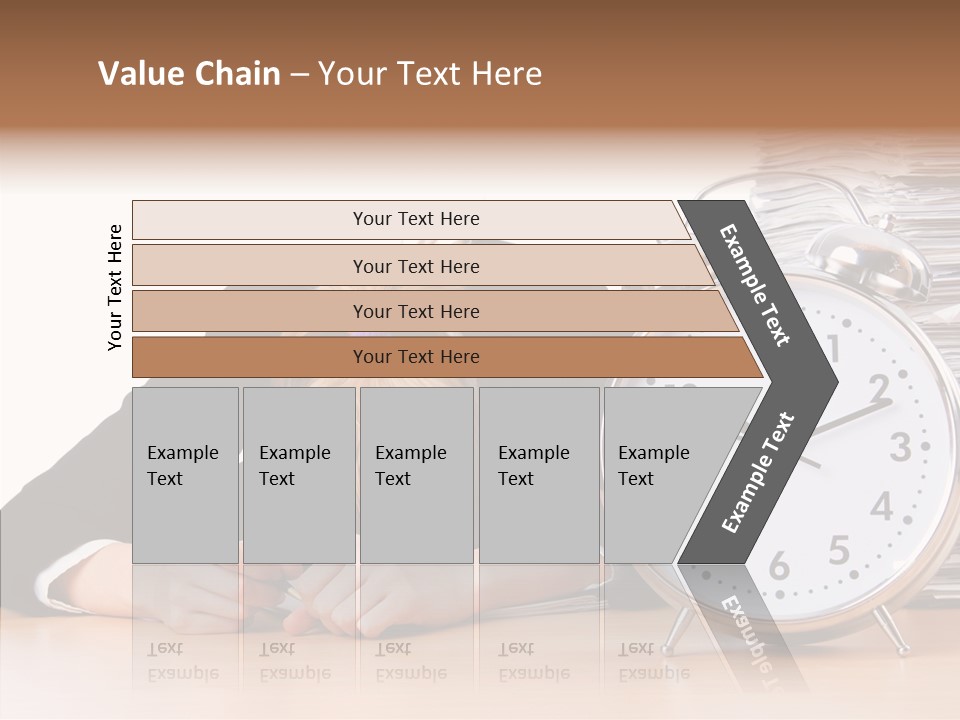 Work Late Person PowerPoint Template