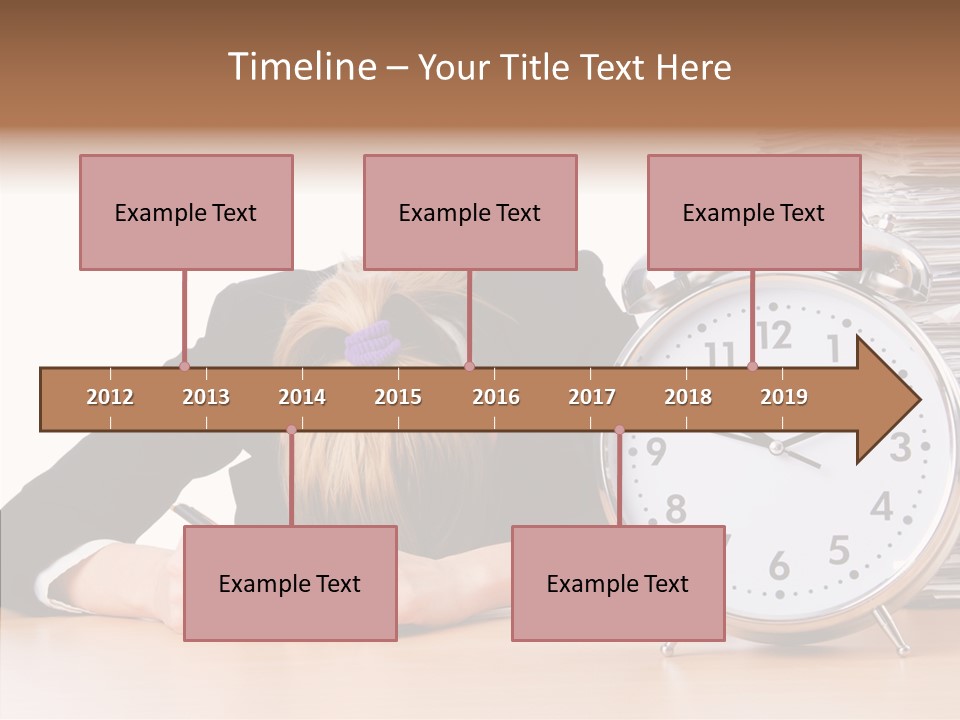 Work Late Person PowerPoint Template