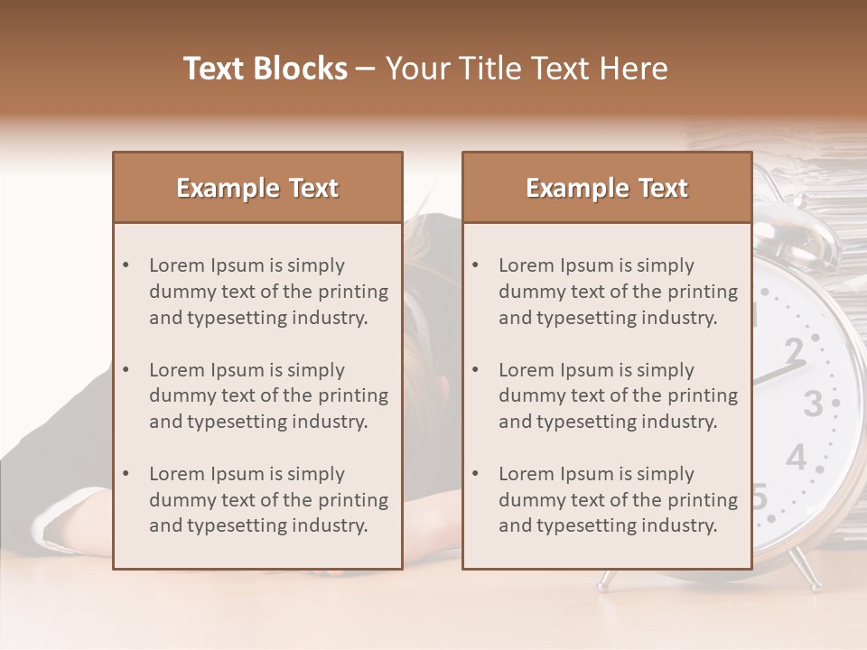 Work Late Person PowerPoint Template