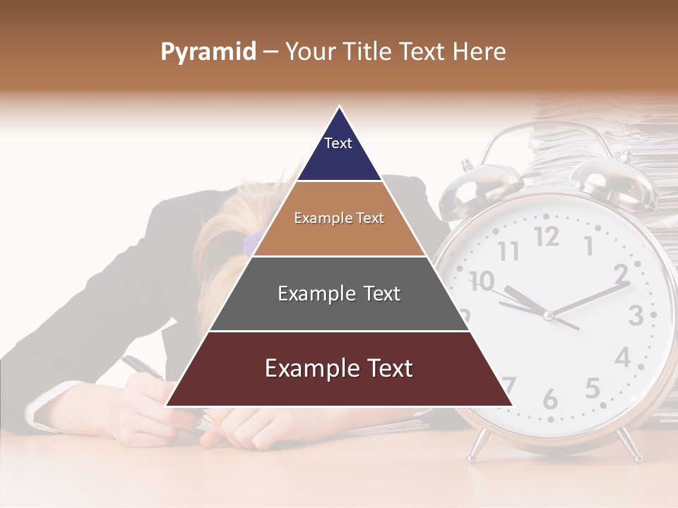 Work Late Person PowerPoint Template