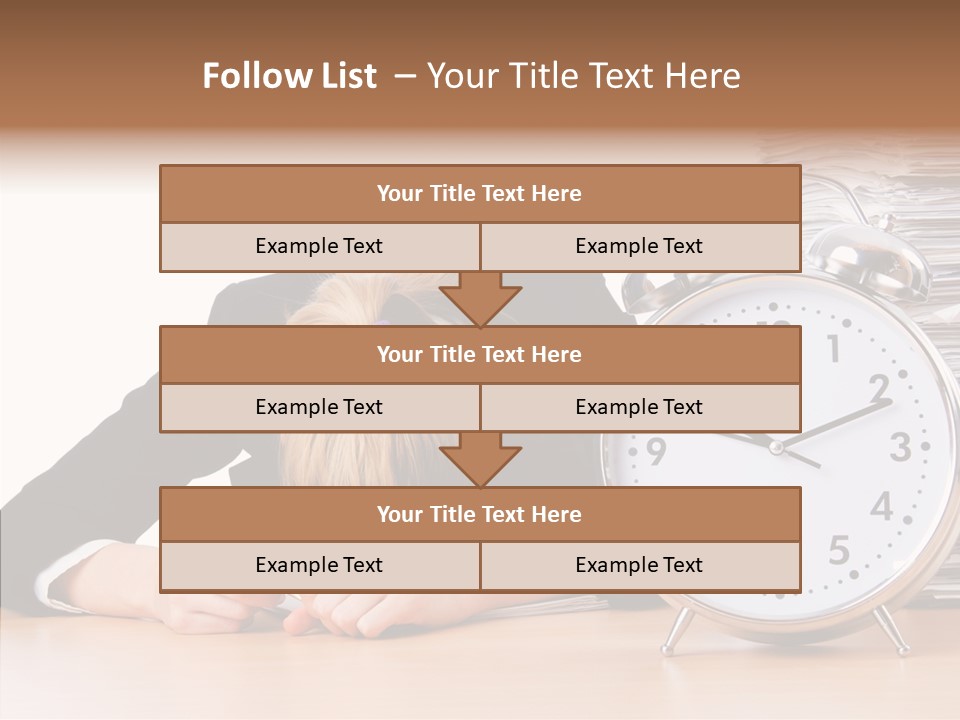 Work Late Person PowerPoint Template