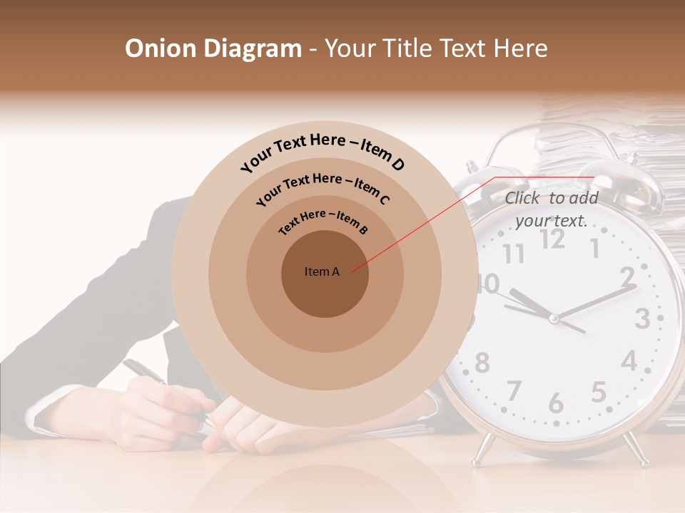 Work Late Person PowerPoint Template