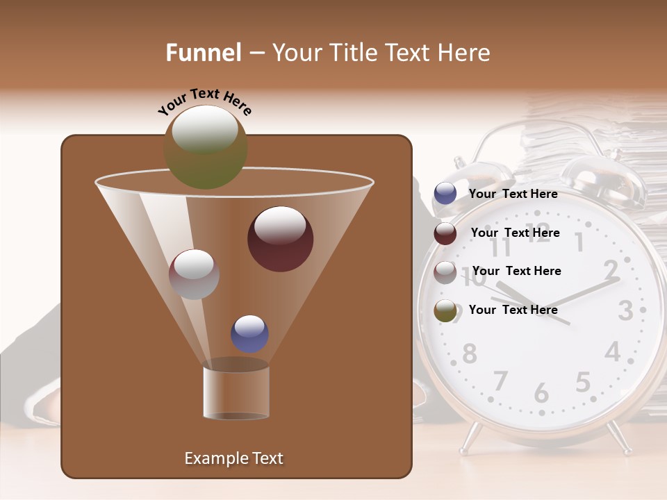 Work Late Person PowerPoint Template