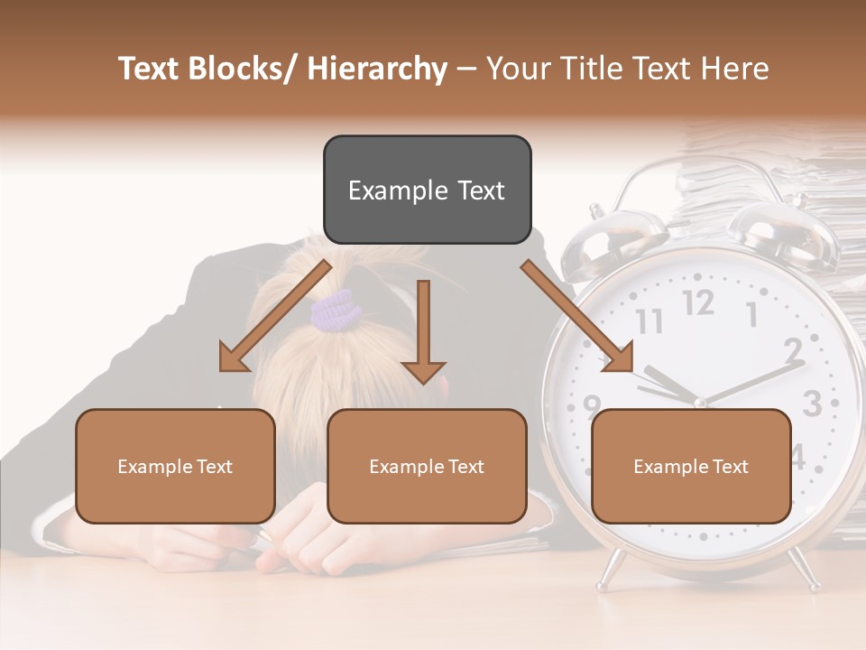 Work Late Person PowerPoint Template