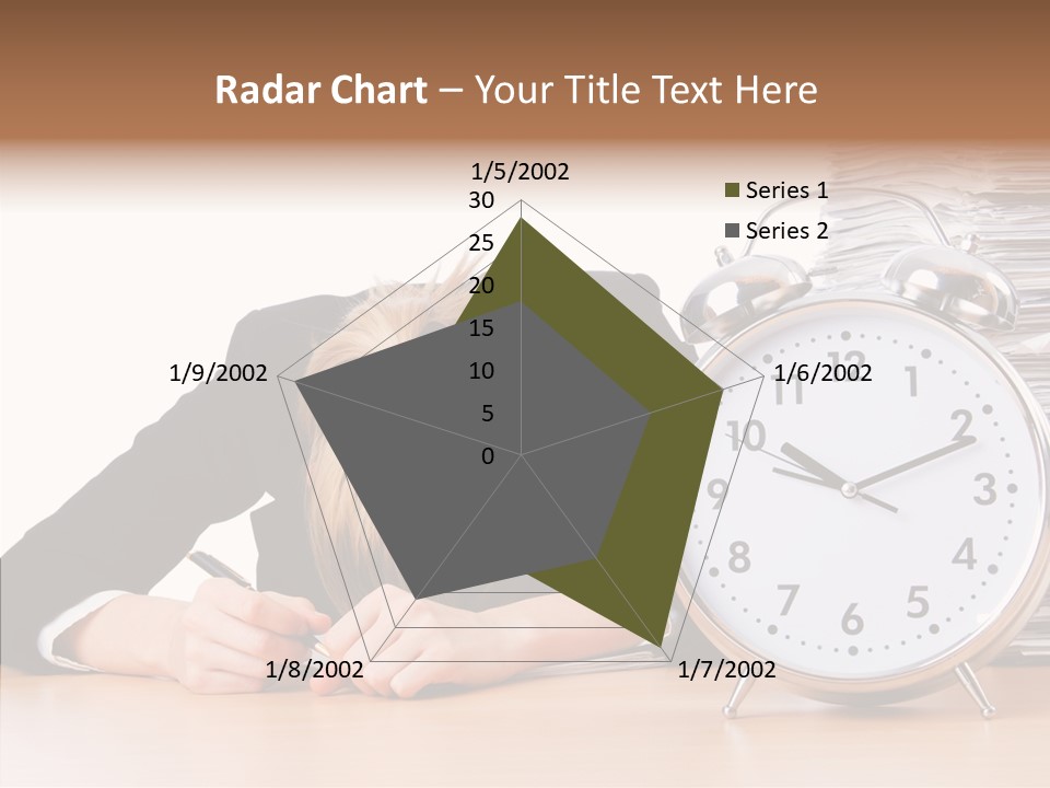 Work Late Person PowerPoint Template