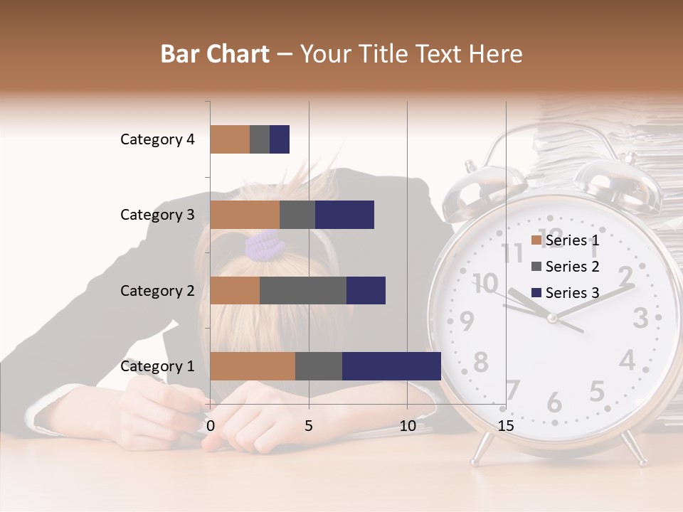 Work Late Person PowerPoint Template