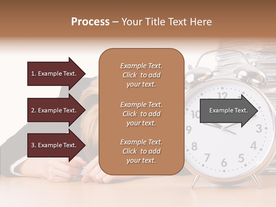 Work Late Person PowerPoint Template