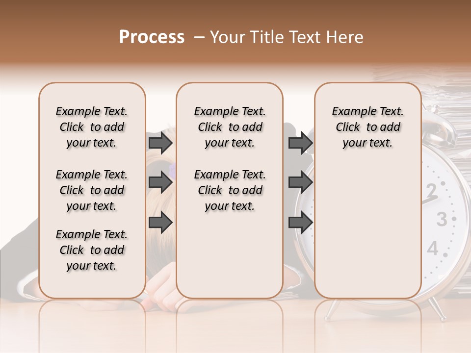 Work Late Person PowerPoint Template