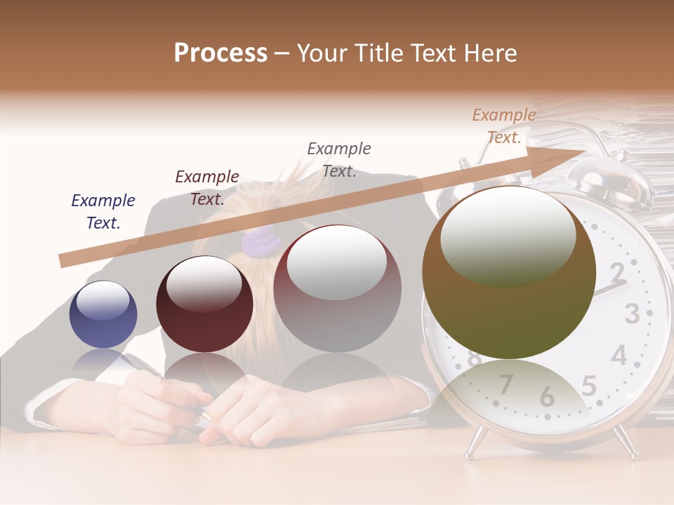 Work Late Person PowerPoint Template