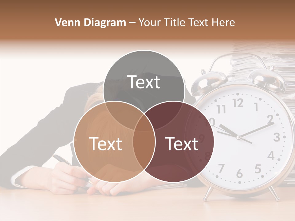 Work Late Person PowerPoint Template