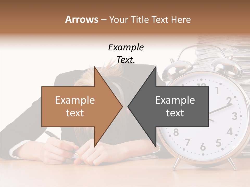Work Late Person PowerPoint Template
